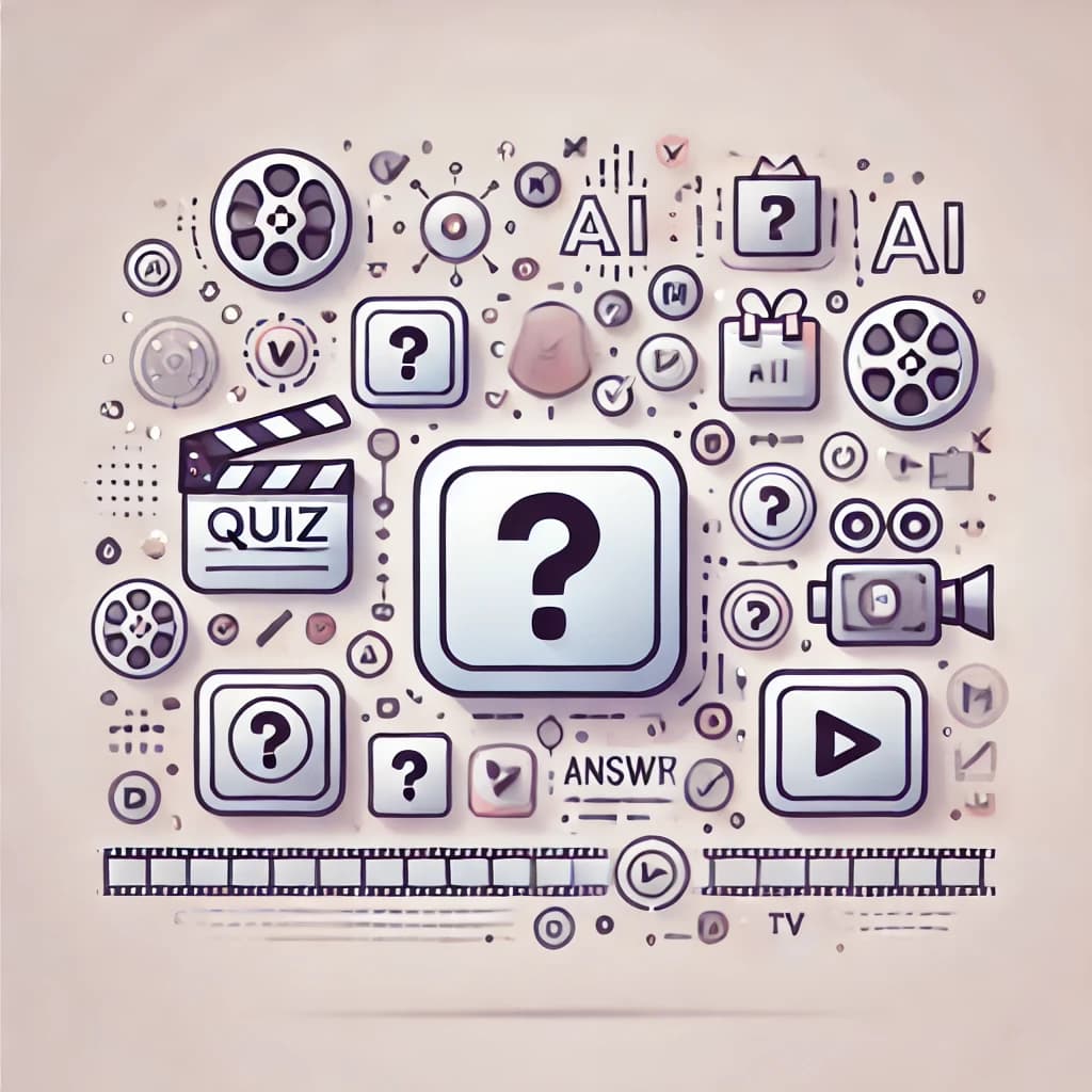 Accelerated Viewer generating a 45-question quiz from a movie title